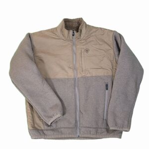 Ariat Men's Gray and Tan Jacket